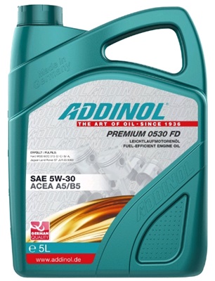 Масло моторное ADDINOL Premium 0530 FD 5W30 A5/B5 синт. 5л