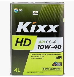 Масло моторное Kixx HD CG-4 10W40 4л п/синт