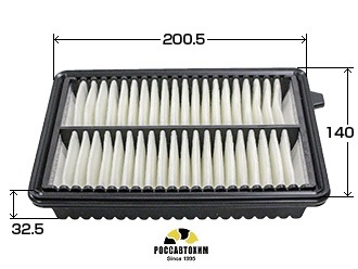 Фильтр воздушный VIC A-8009V (17220-5YS-003) (172205YS003)