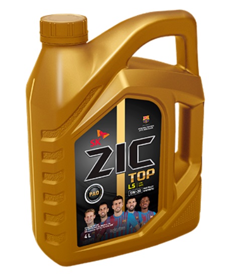 Масло моторное ZIC TOP LS 5W30 SN 4 л синт.