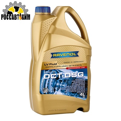 Масло трансмиссионное Ravenol ATF DCT/DSG LV Fluid, 4л