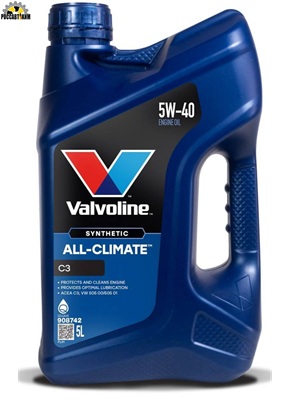 Масло моторное Valvoline VAL ALL CLIMATE C3 SAE 5W40 5L 872277/908742