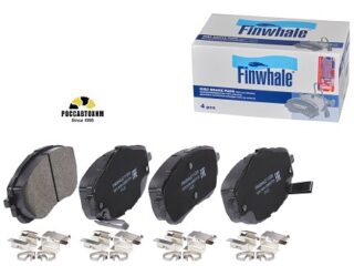 Колодки тормозные передние FINWHALE V1050