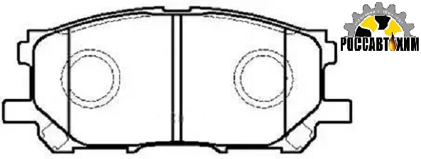 Колодки тормозные дисковые HSB HP5166