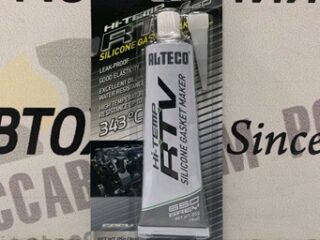 ALTECO Высокотемпературный силиконовый герметик прокладок (СЕРЫЙ) (85гр)