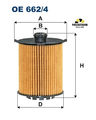 Фильтр масляный FILTRON OE662/4