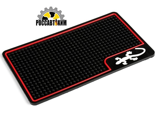 Массажный коврик подлокотника, ящерица с красной окантовкой, 26×15 см 2831721