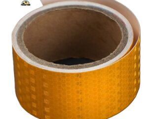 Светоотражающая лента, самоклеящаяся, желтая, 5 см х 3 м 4330996