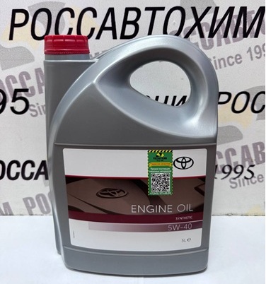 Масло моторное TOYOTA 5W40, SM/CF 5л синт. (08880-80835)