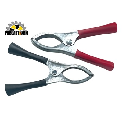 Зажим 30А, L 75мм В ИЗОЛЯЦИИ (крокодильчик к-т 2шт.)