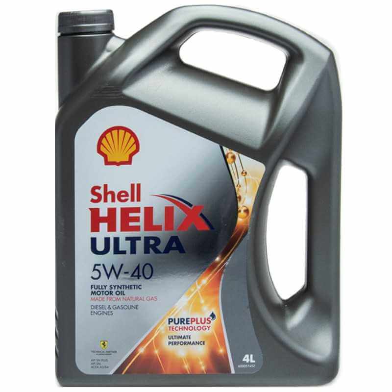 Масло моторное Shell Helix Ultra 5W40 (EU) 4л