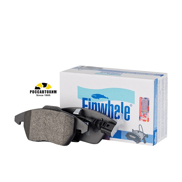 Колодки тормозные передние FINWHALE V1063 (с датчиком)