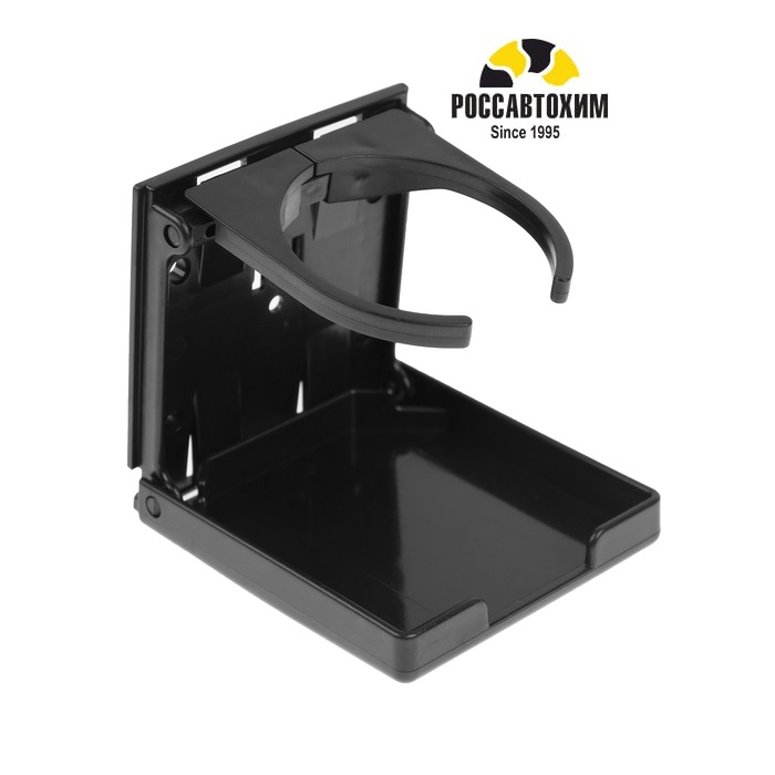 Подстаканник для автомобиля TORSO, чёрный, пластик, 95×100×25 мм