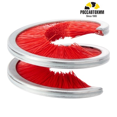 Щётка для чистки цепи TORSO, 360°, красная