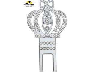 Заглушка ремня безопасности TORSO, Корона, металлическая