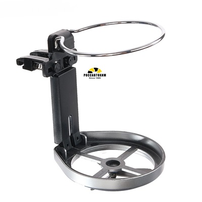 Подстаканник TORSO, в дефлектор, автомобильный, хром, 7,5 х 7,5 см