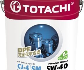 Масло моторное TOTACHI Premium Diesel 5W40 CJ-4/SN, E9 синт. 20л