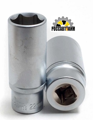 Головка ГЛУБОКАЯ ( 6 граней) 24мм /77824/ Сервис ключ