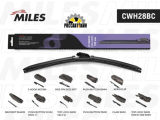 Щетка стеклоочистителя 700 мм (28) гибридная (10 адаптеров) CWH28BC