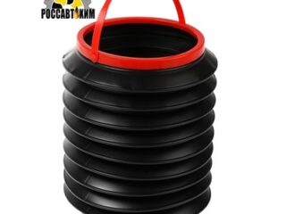 Складное ведро, автомобильное, 4л, 18×24 см