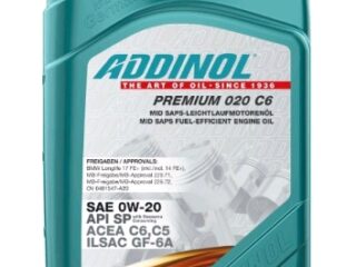 Масло моторное ADDINOL Premium 020 C6 0W20 1л.синт.