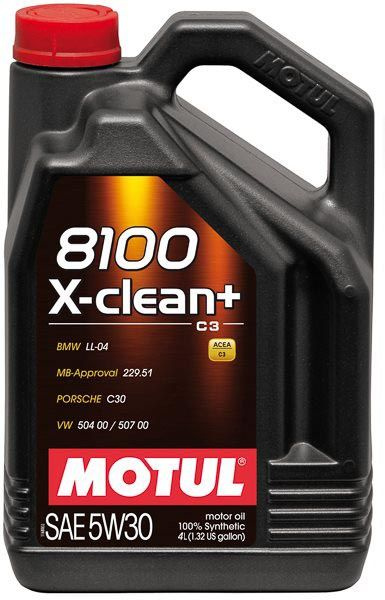 Масло моторное MOTUL 8100 X-clean+ 5w-30 ( 4 L)