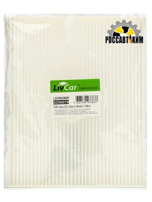Фильтр салона LIVCAR CABIN AIR FILTER LCF000/28001