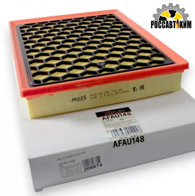 Фильтр воздушный MILES AFAU148 (FILTRON AP152/2, MANN C33189/1)