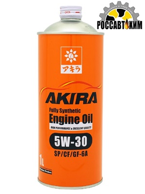 Масло моторное синтетическое AKIRA ENGINE OIL FS 5W30 SP/CF/GF-6A 1л