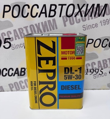 Масло моторное ZEPRO DIESEL DL-1 5W30 /полусинтетическое (4л)