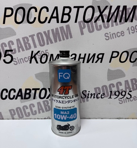 Масло моторное FQ 4T SEMI-SYNTHETIC MA2/SP 10W-40 1л