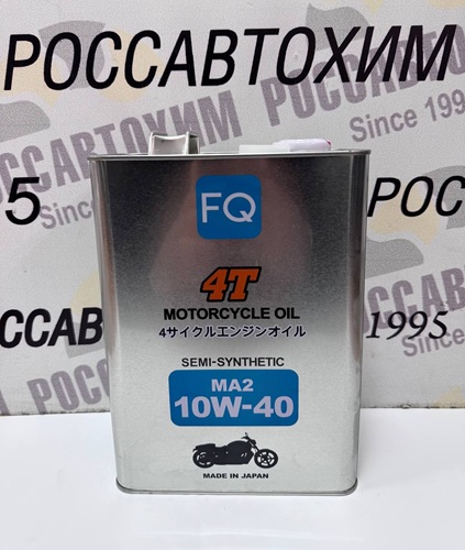 Масло моторное FQ 4T SEMI-SYNTHETIC MA2/SP 10W-40 4л