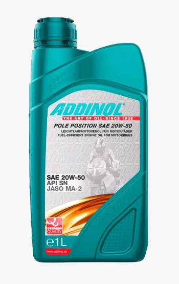 Масло моторное ADDINOL Pole Position 4Т 20W50 1л