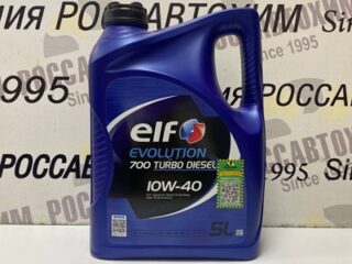 Масло моторное ELF 10W40 Evolution 700 TD SL/CF NEW 5л п/с