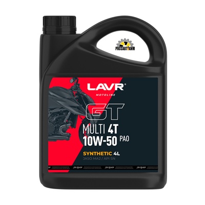 Моторное масло LAVR motoline GT Multi 4T 10W-50 (4 л) Ln7732