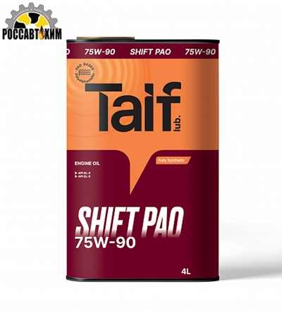 Масло трансмиссионное TAIF SHIFT GL-4/GL-5 PAO 75W-90 , 4л