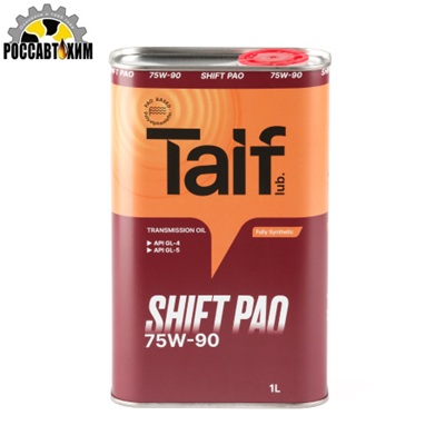 Масло трансмиссионное TAIF SHIFT GL-4/GL-5 PAO 75W-90 , 1л