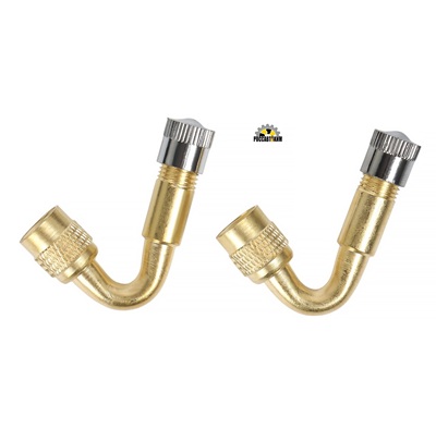 Удлинитель вентиля, металлический, 65°, набор 2 шт. 10889176