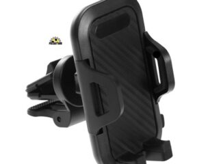 Держатель для телефона Cartage, в дефлектор, раздвивжной, 6-11 см, чёрный