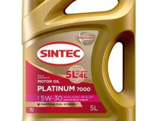 Масло моторное SINTEC 5W30 Platinum 7000 A5/B5 5л Акция 5л по цене 4л