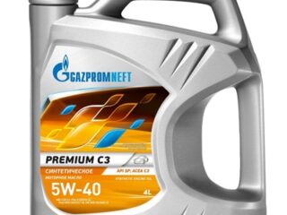 Масло моторное Gazpromneft Premium 5w40 C3 4л канистра