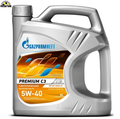 Масло моторное Gazpromneft Premium 5w40 C3 4л канистра
