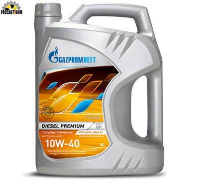 Масло моторное Gazpromneft Diesel premium 10w40 5л