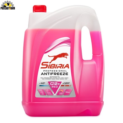 Антифриз SIBIRIA - 40 красный G-12+ 10кг 805601