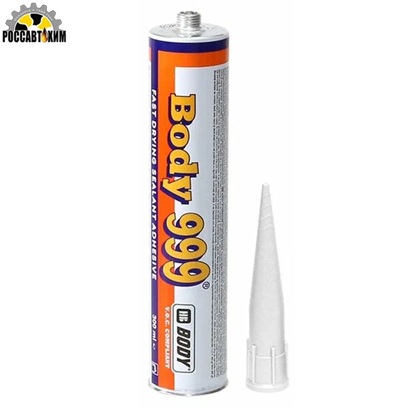 Герметик кузовной каучуковый (бежевый) соединение металлов 0,3кг BODY