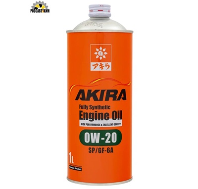 Масло моторное синтетическое AKIRA ENGINE OIL FS 0W20 SP/GF-6A / (1л)