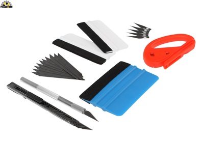 Инструмент для оклейки авто пленкой, набор 7 шт. 7437750