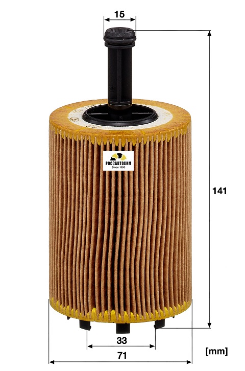 Фильтр масляный MANN HU719/7x