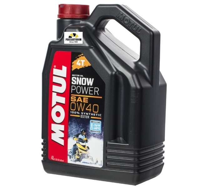 Масло моторное MOTUL Snowpower 4T 0W40 4л /101231/ 105892/112365