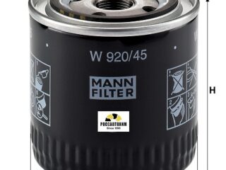 Фильтр масляный MANN W920/45
